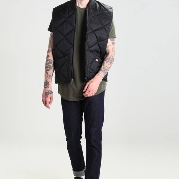 Dickies Men's Diamond Quilted Nylon Vest Size Large Like NEW! - Picture 14 of 14